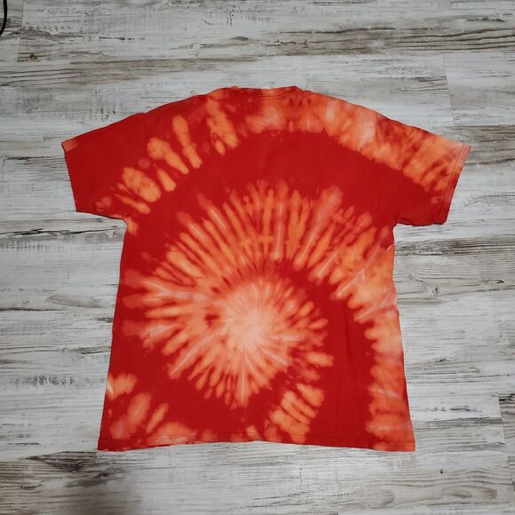 UTES Utah State Red Shirt Size Large Tye Dyed College Tee Utah Utes - Picture 2 of 2